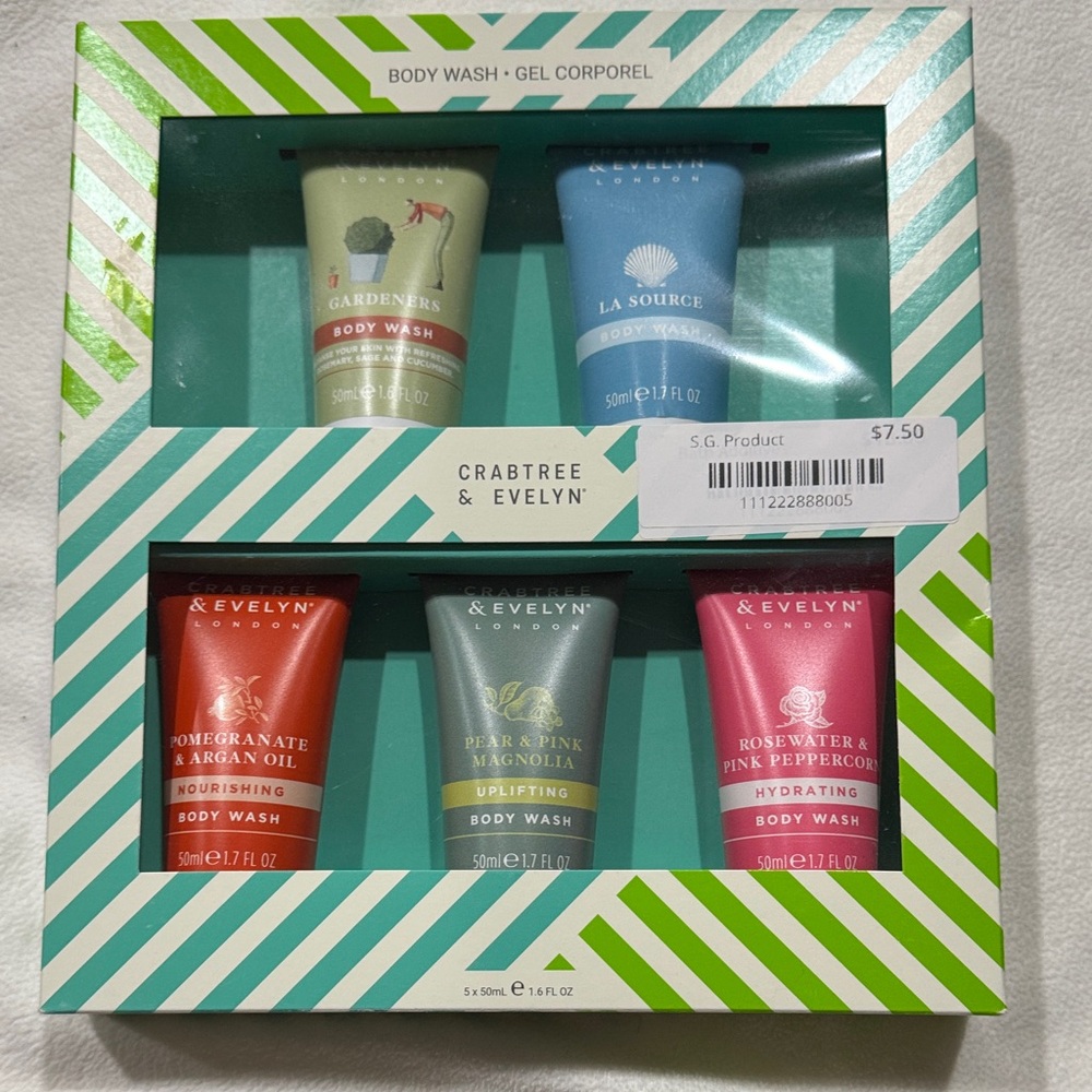 Crabtree & Evelyn Colorful Body Wash Collection